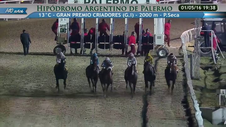 Pablo Falero en el Criadores de 2006, con Corona del Inca