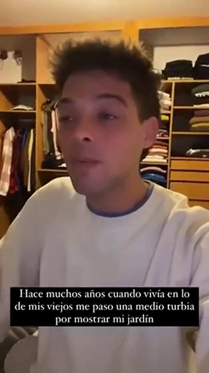 Santi Maratea contó el insólito motivo por el cual no muestra el patio de su casa