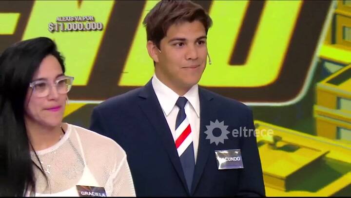 Alexis competía por $11.000.000 en Los 8 escalones pero una pregunta 'argentina' lo dejó afuera
