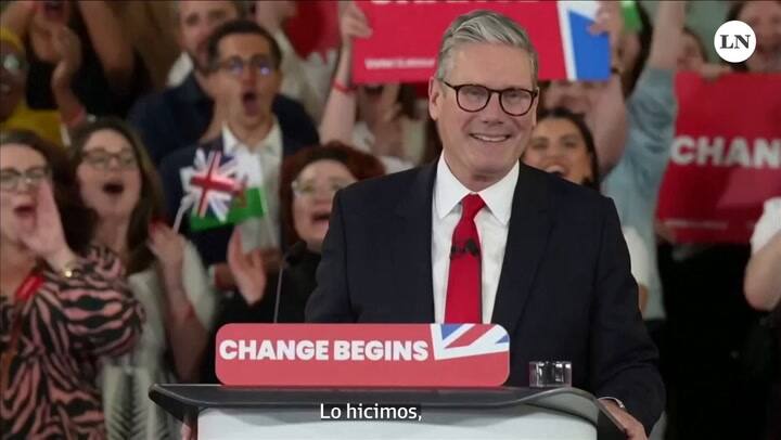 El discurso de Keir Starmer tras convertirse en el nuevo Primer Ministro del Reino Unido