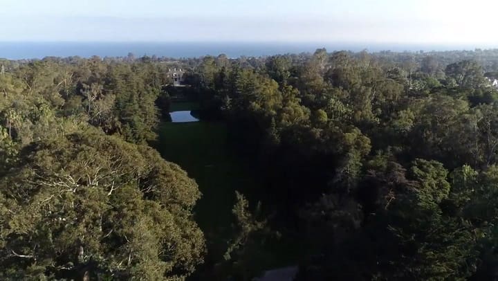 Así es la mansión que tiene la presentadora estadounidense Oprah Winfrey en Montecito, California