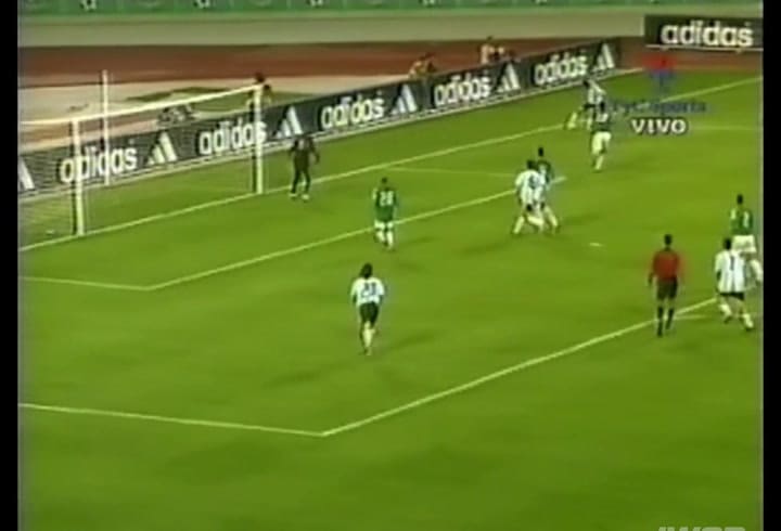 Gol de la Argentina a Libia: pase de Scaloni para Aimar