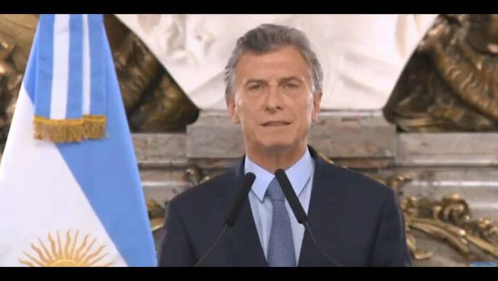 Mauricio Macri anunció por decreto la ley de extinción de dominio - Fuente: Casa Rosada
