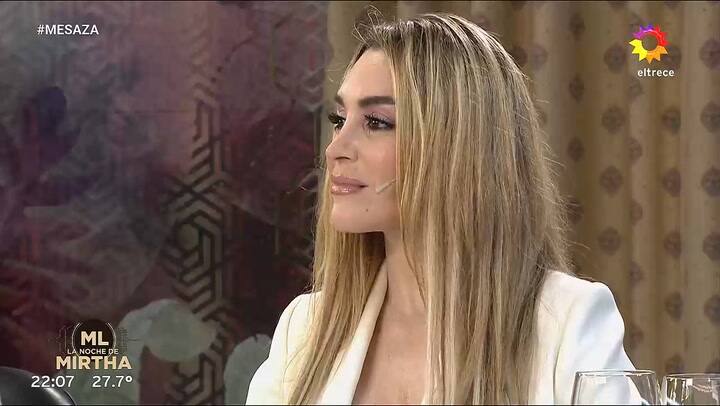 El momento en el que Mirtha Legrand le pregunto por Rossi a Iliana Calabro