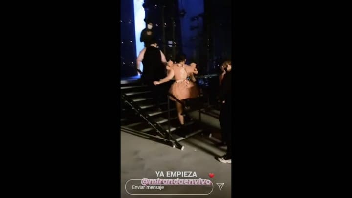 Así fue el show que Miranda! dio por streaming desde el Movistar Arena - Fuente: @movistararenaar