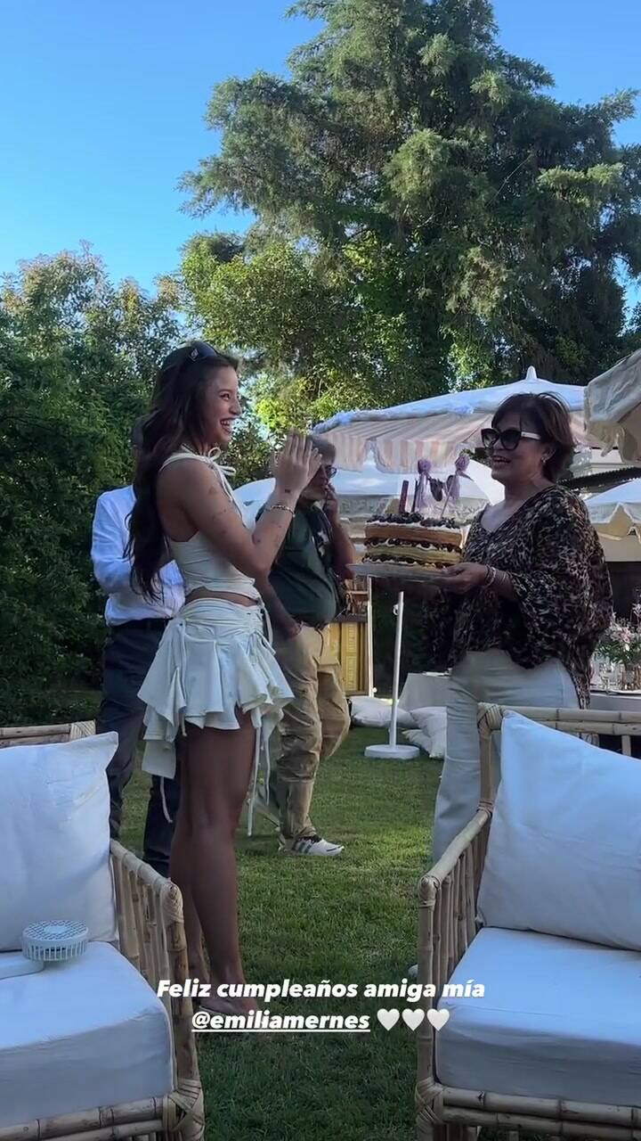 Así fue el cumpleaños de Emilia Mernes