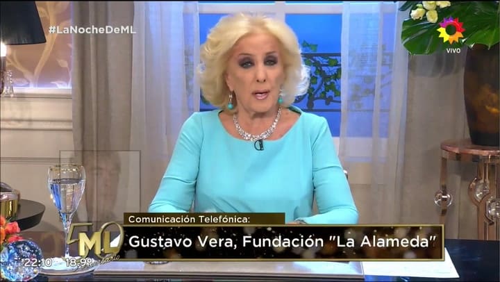 El llamado de Mirtha Legrand a Gustavo Vera para disculparse por lo sucedido con Jaitt
