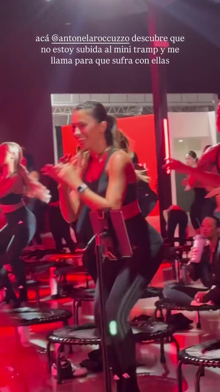 Anto Roccuzzo encabezó un evento deportivo con Gime Accardi como conductora