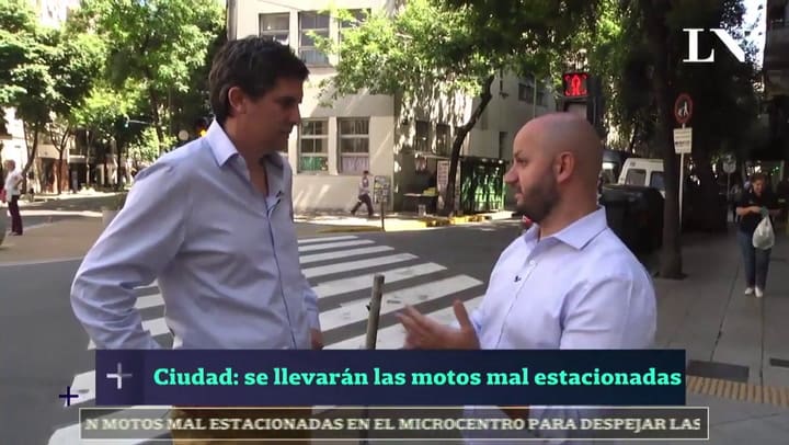 Ciudad: se llevarán las motos mal estacionadas