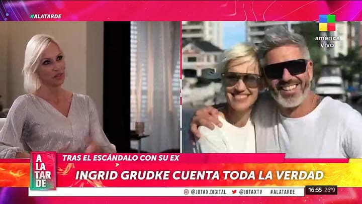 Ingrid Grudke hablo de su separacion