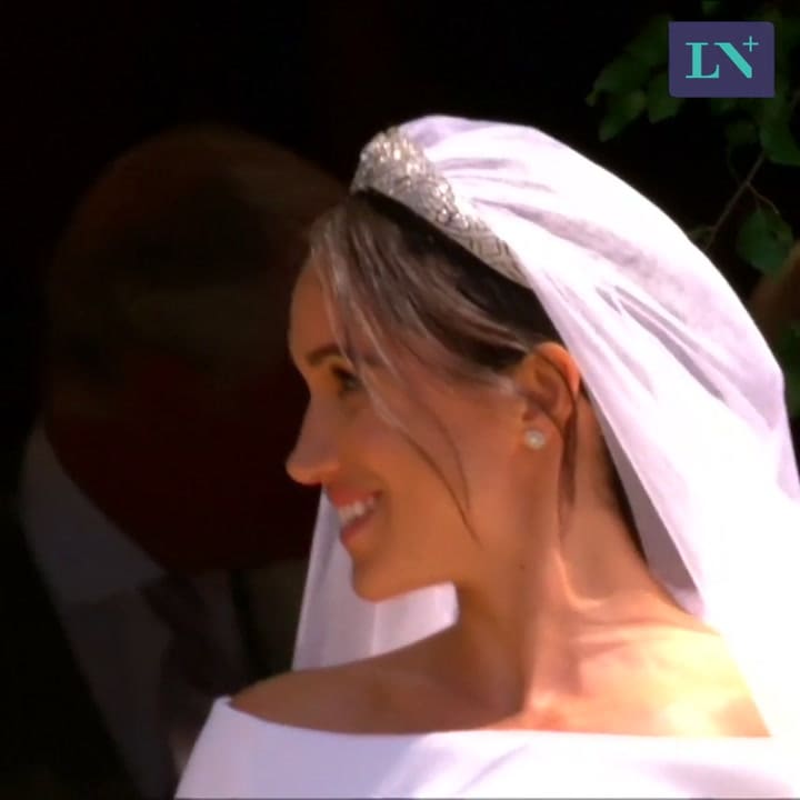 Boda real: el beso entre Meghan Markle y el príncipe Harry