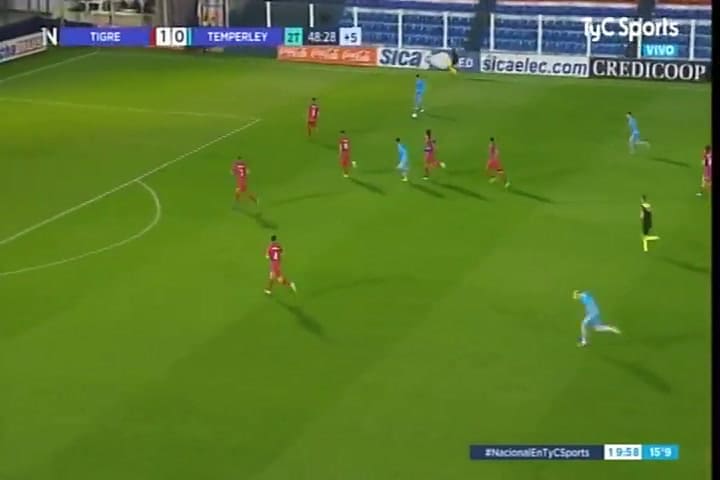 El increíble gol de Temperley