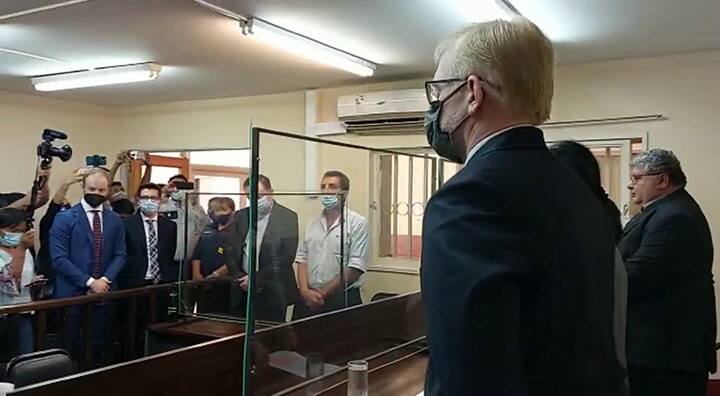 El momento de la condena a un cura por abuso