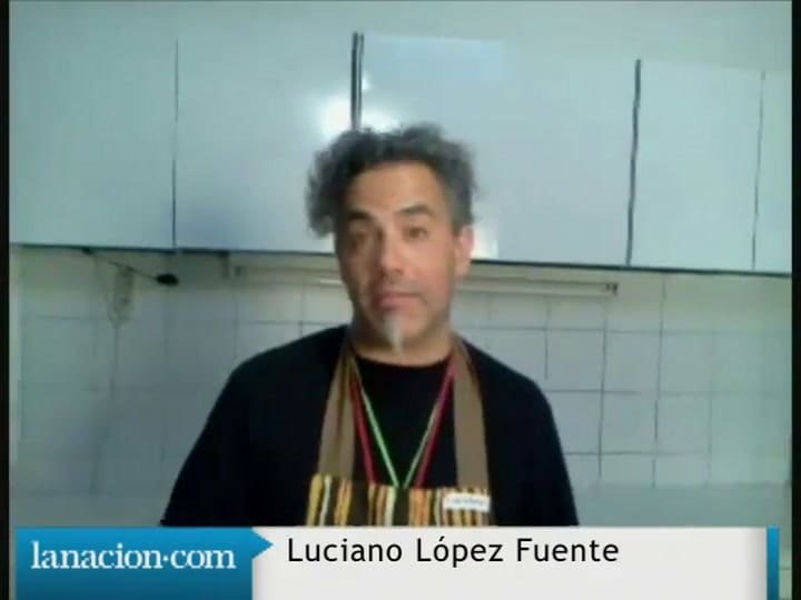 Luciano Lopez Fuentes cocina para LNR