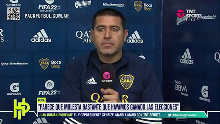 El tenso cruce entre Riquelme y un periodista: “No puedo discutir con un fanático”