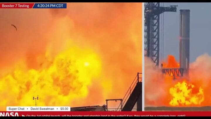 Así estalló el cohete de SpaceX con el que Elon Musk quiere llevar humanos a Marte