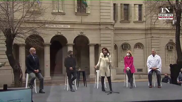 Cristina Kirchner criticó a la oposición: “Dejemos la pandemia fuera de la disputa política”