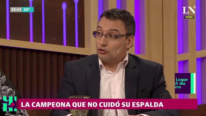 Algo no salió bien: La campeona que no cuidó su espalda