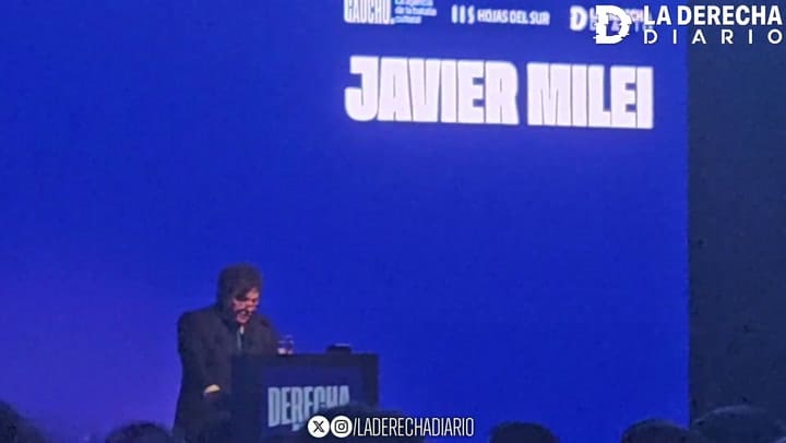 Milei, sobre La Derecha Diario: "El medio más leído de América Latina"