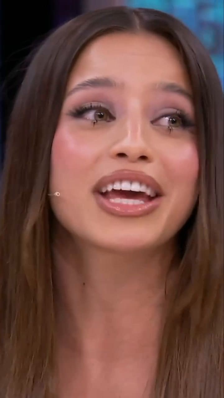 Emilia Mernes imitó el acento español en El Hormiguero