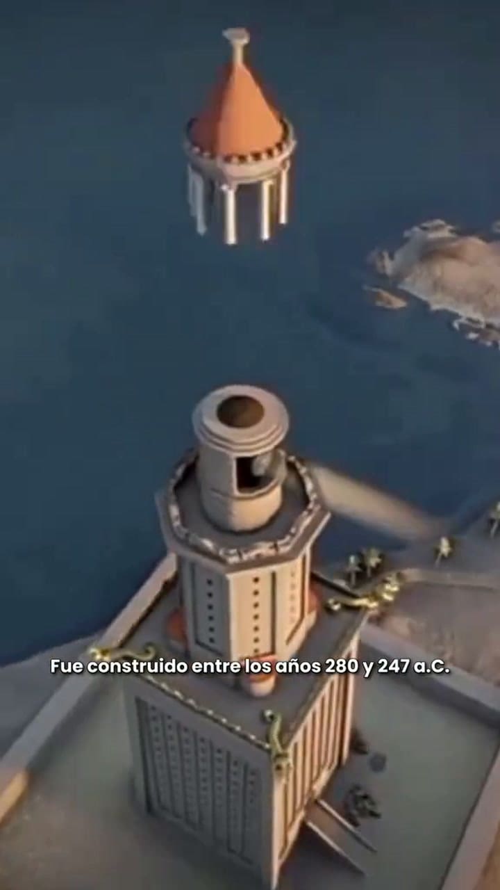 Por qué el Faro de Alejandría es considerado una de las 7 maravillas de la Antiguedad
