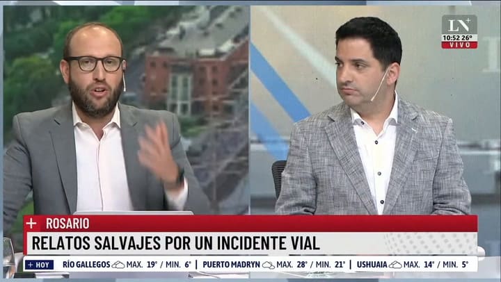 Impactante accidente en San Juan: el momento en que el auto se estrella contra el local