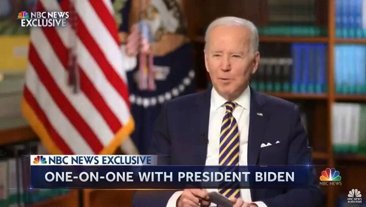Entrevista de Lester Holt a Joe Biden en NCB