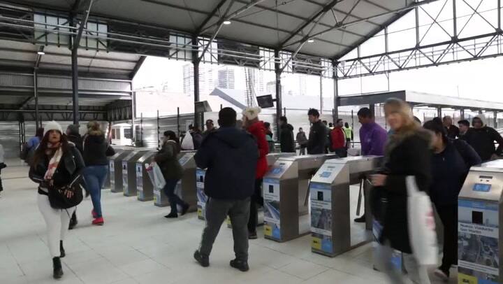 Inauguración Estación Retiro de la Línea San Martín - Fuente: Youtube