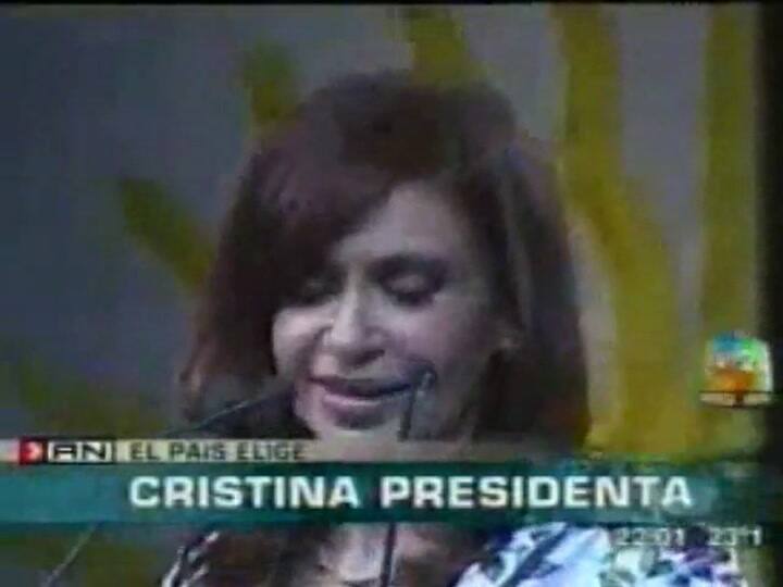 El primer discurso de Cristina Kirchner como presidenta (América)