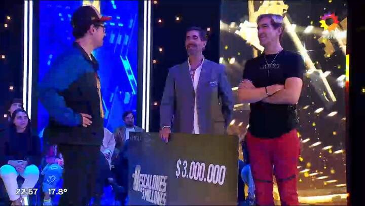 Los 8 escalones: gano los $3.000.000 y lo acompano su hermano gemelo
