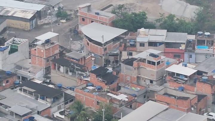 Drones que captaron el operativo en las favelas de Río de Janerio