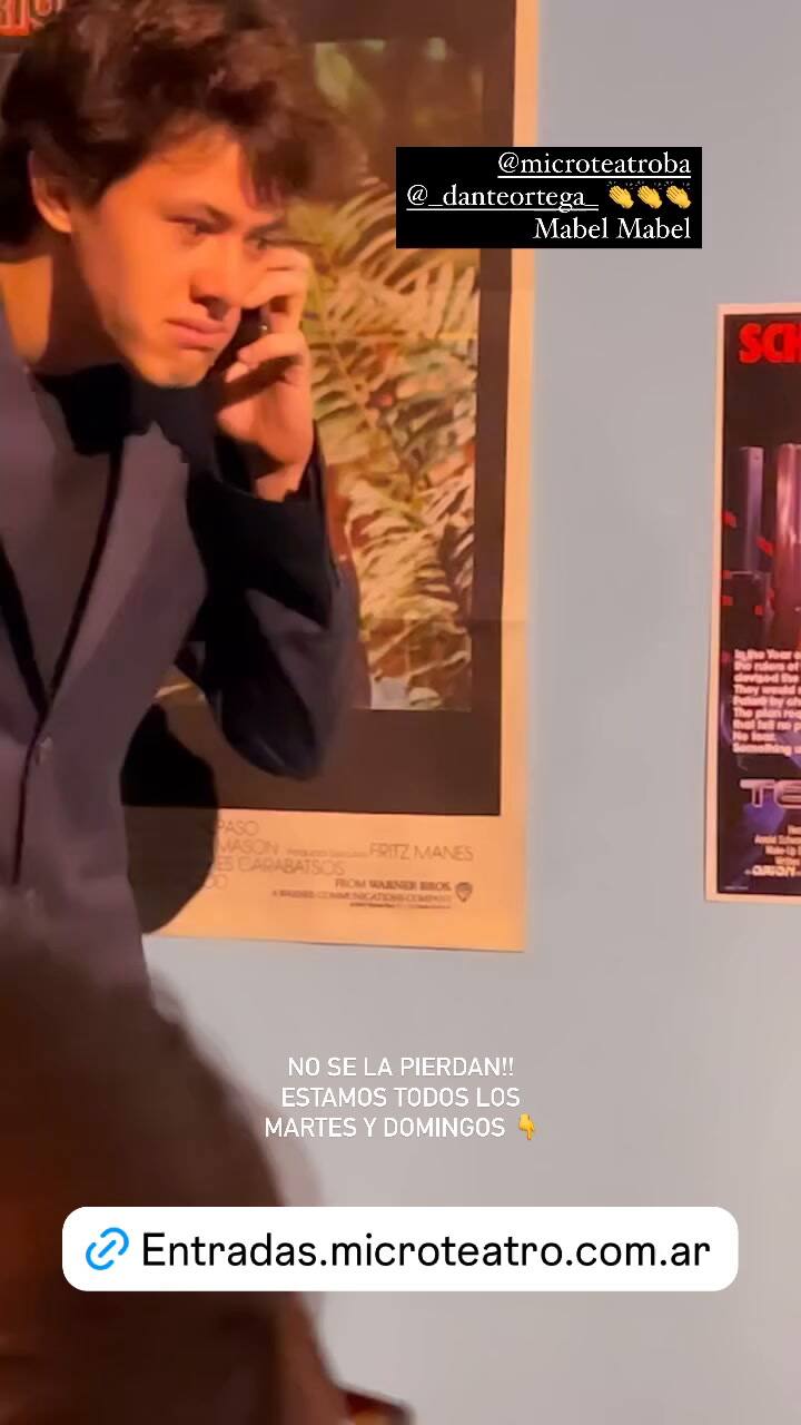 Guillermina Valdés compartió la actuación de Dante Ortega