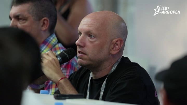 CONFERENCIA DE ROMAN BURRUCHAGA EN EL ARGENTINA OPEN