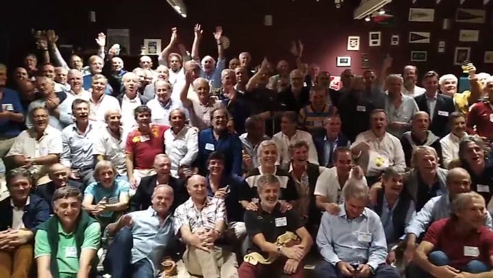 Encuentro de camadas de rugby