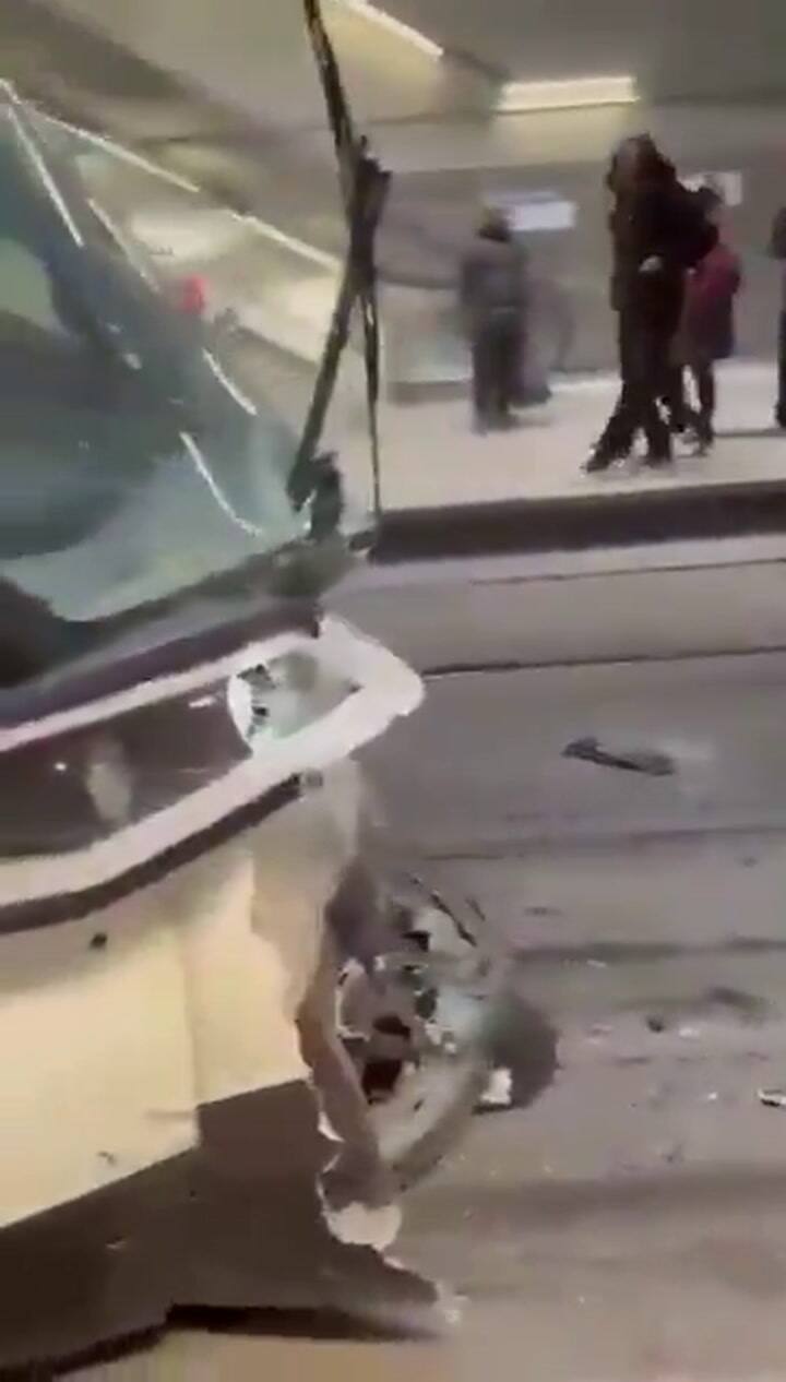 El estado de los tranvías tras la colisión