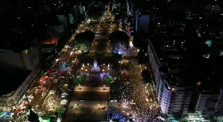 Debate por el aborto. El drone de la Nación en el Congreso
