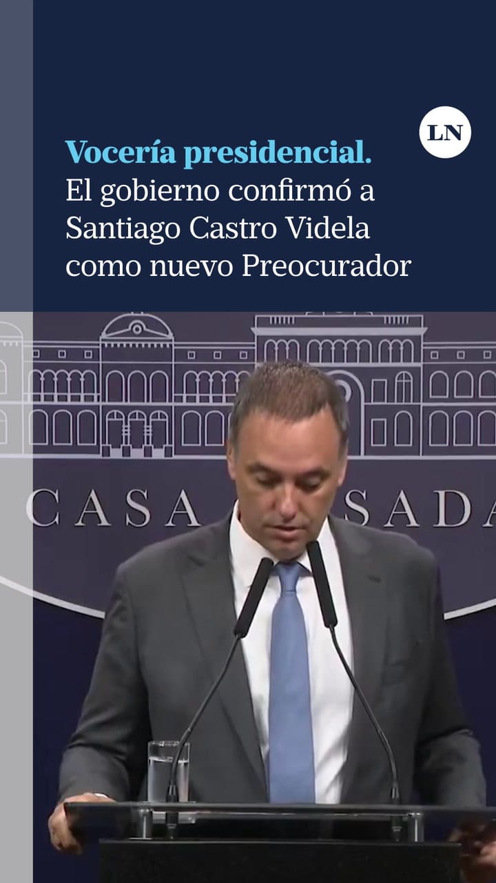 El gobierno anunció el nuevo procurador de la Nación