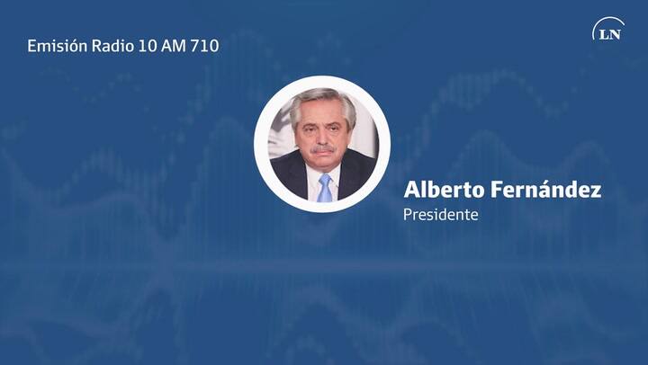 Alberto Fernández volvió a apuntar contra la Ciudad por la pandemia - Fuente: Radio 10
