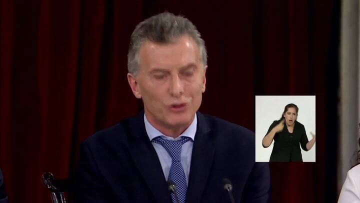 Mauricio Macri: 'No es justo que una mujer gane menos que un hombre'