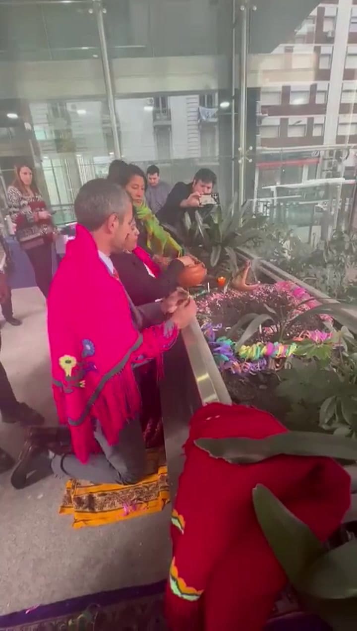 Martín Menem participó de la Ceremonia de la Pachamama