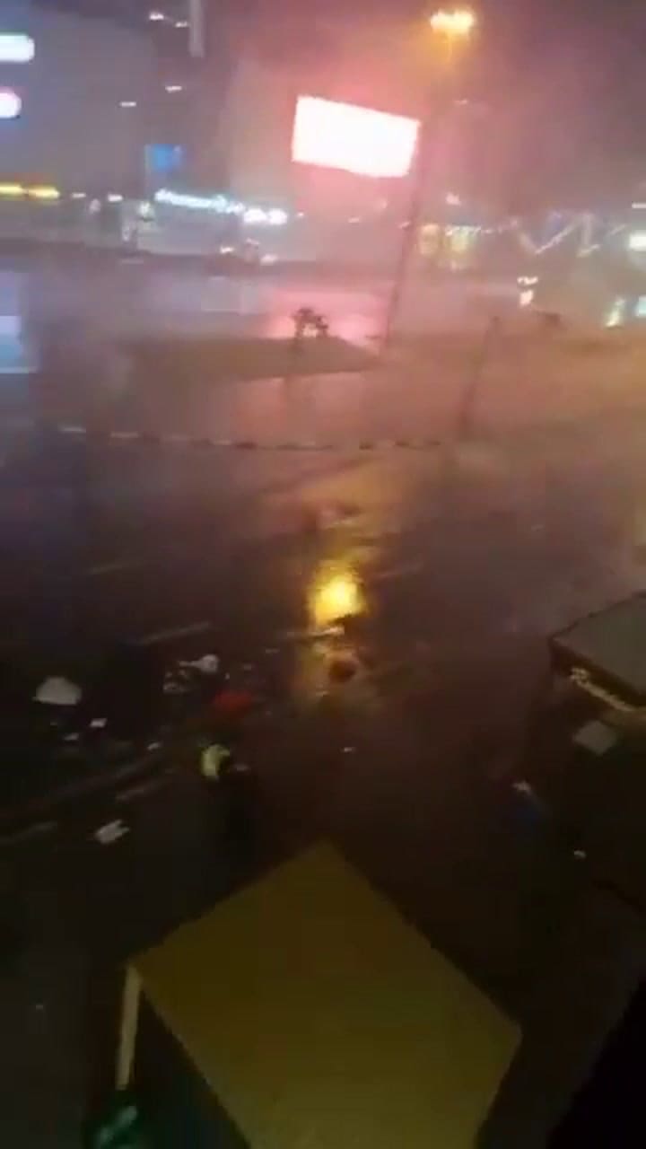 Números registros difundidos por redes sociales muestran los destrozos generados por las tormentas