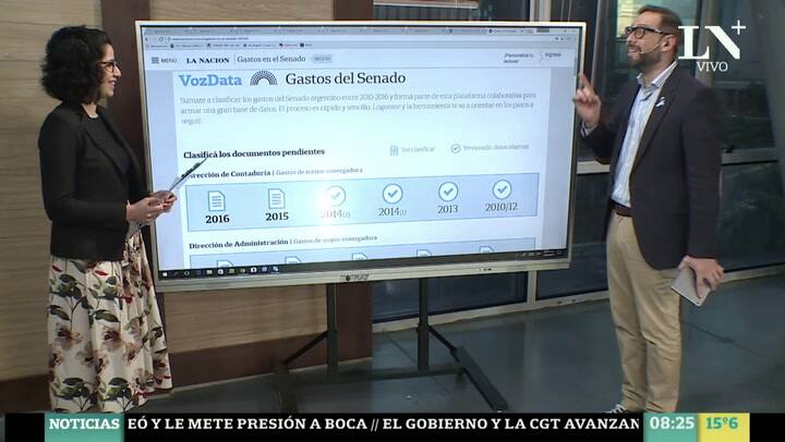 La Nación llama a revisar los gastos del senado