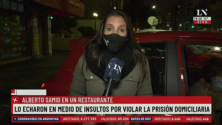 Norma, la mujer que increpó a Samid en el restaurante: 'Sabía que estaba en infracción'