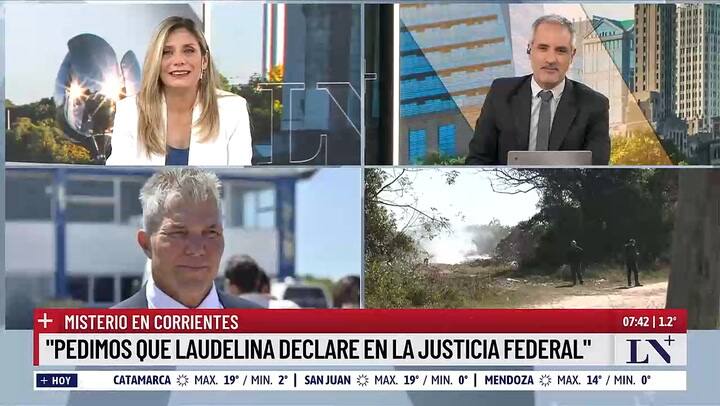 Burlando<: "Pedimos que Laudelina declare en la justicia federal"