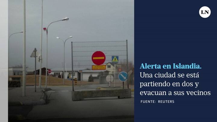 Alerta en Islandia. Una ciudad se está partiendo en dos y evacuan a sus vecinos