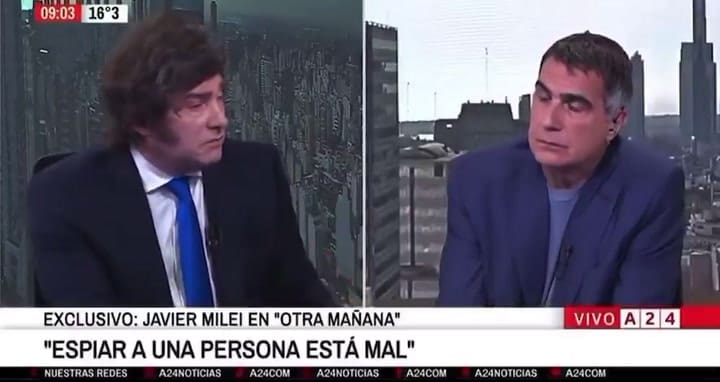 Milei, sobre Karina: "Si vos te podés quedar con el 100, porque te vas a quedar con el 3%"