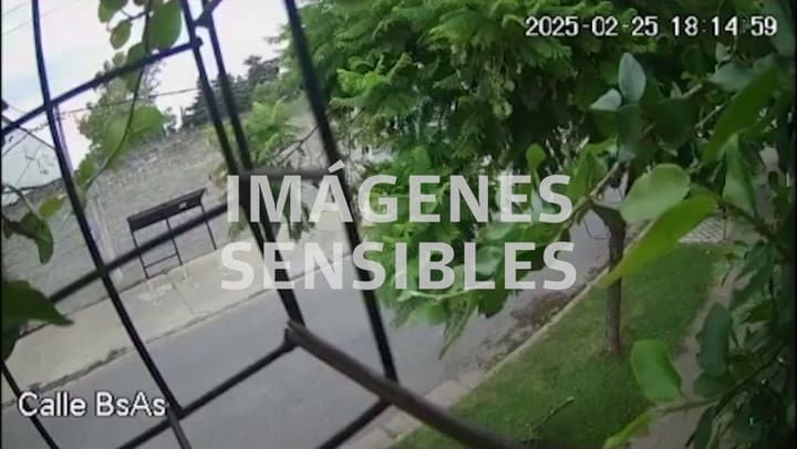 Motochorros mataron a un joven delante de su familia