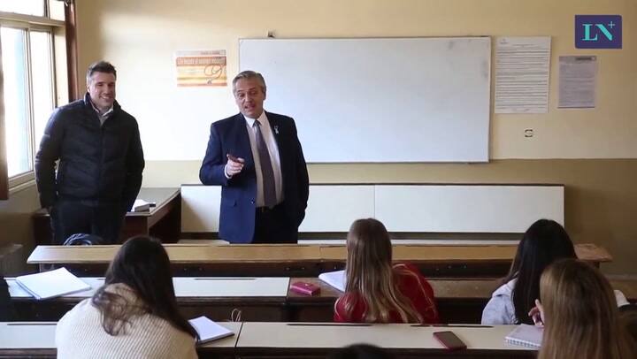 La primera clase de Alberto Fernández tras el anuncio de su candidatura
