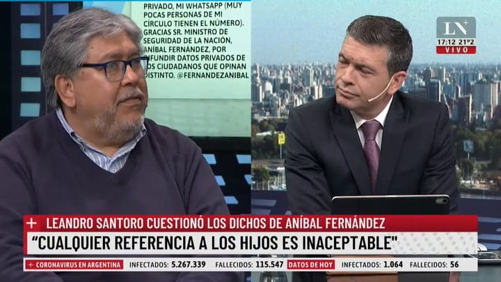 El tenso cruce entre el Chino Navarro y Pablo Rossi: 'No, mi amor'