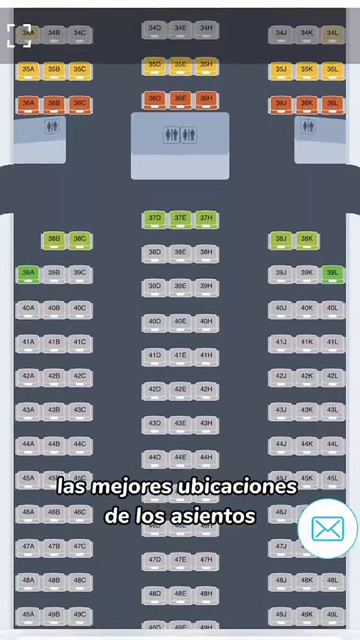 Un tiktoker dio un truco para conseguir el mejor asiento de avión